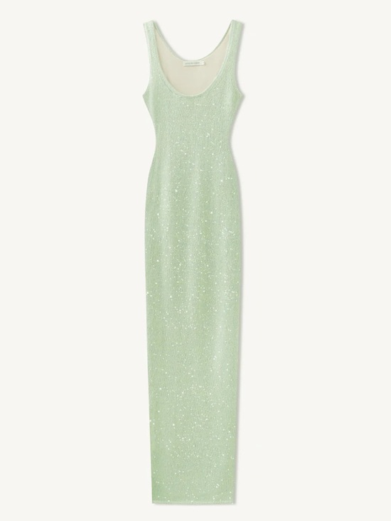 Asta Resort Dresses & Skirts - Asta Resort Ana Dress in Sage Sequin